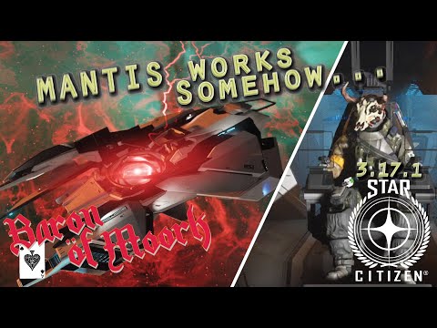 How to use the Mantis bugged QED - Star Citizen 3.17.1 (bug workaround) #shorts