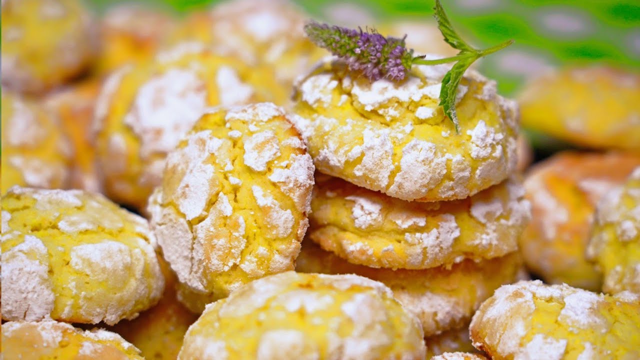 Такое нежное и ароматное! Лимонное печенье Выпечка к чаю Кулинарим с Таней
