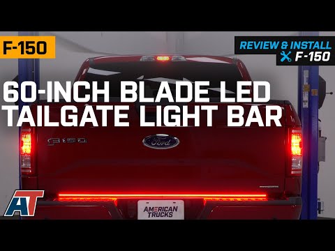 F150 60" Blade LED Tailgate Light Bar; Works with Blind Spot & Trailer Detection Review & Install