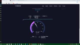 Shaw Internet 150 WiFi(2.4GHz) Speed Test