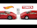 HOT WHEELS VS TOMICA Lamborghini Countach Manufacturer Comparison