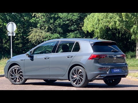 Volkswagen NEW Golf 8 Style in 4K 2020 Delfin Grey Metal 17 inch Ventura Walk around & Detail inside