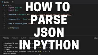 How to Parse JSON in Python - JSON Tutorial for Python Beginners