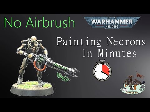 Effortlessly Paint Necrons in Minutes - Quick and Easy Tutorial Without Airbrushing