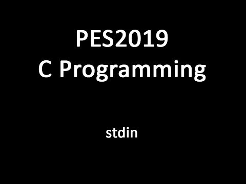 C Programming Stdin