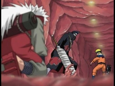 Jiraiya vs Itachi & Kisame   Jiraiya saves naruto & Sasuke   Itachi breaks Sasuke Hand   Naruto