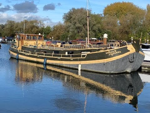 SOLD TJALK DUTCH BARGE – VROUWE JOHANNA - 1901 Contact@TingdeneMarinasBoatSales