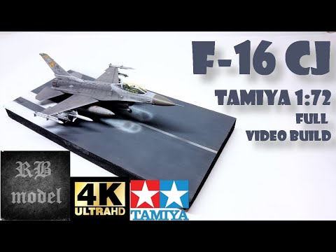 F-16 FIGHTING FALCON - TAMIYA 1/72 - FULL VIDEO BUILD