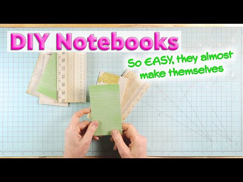 DIY NOTEBOOKS 📚 So EASY they almost make themselves |  Ft. Phomemo Mini Printer Review