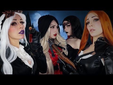 , title : 'ASMR Vampire sisters | You are a vampire hunter (roleplay)'