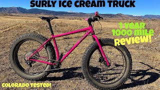 Surly Ice Cream Truck Review | One year, 1000 Mile Review | Fat Bike