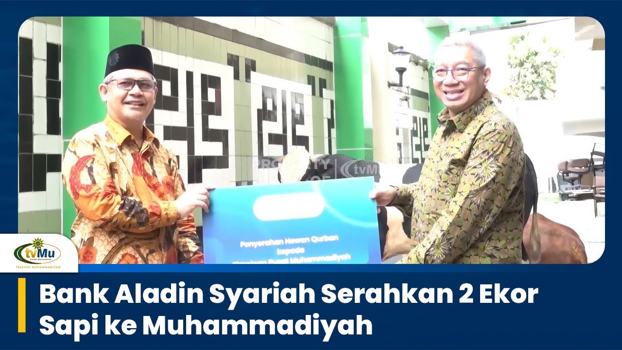 Muhammadiyah Terima Dua Sapi Kurban dari Bank Aladin Syariah