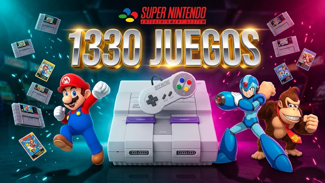 1330 Juegos de Super Nintendo