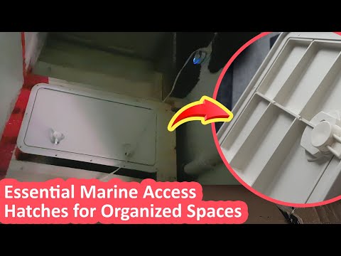 Five Oceans Marine & RV Access Hatch & Portlights for Boats & RVs, Marine Hatch, Boat Hatch Lid
