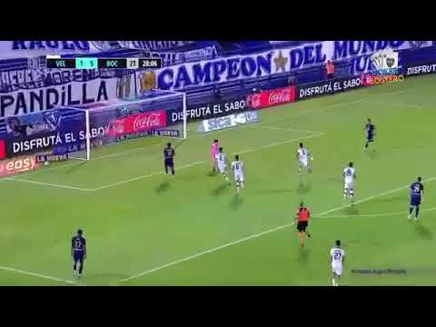 "GOL" de Maroni:Boca juniors [1-6] Velez_copa LFP 2021