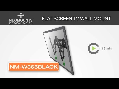 NST NM-W365-BK - Neomounts Tiltable Flat Screen Wall Mount 37 to 65 inches  35kg max - MadisonAV