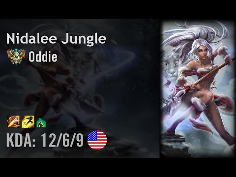 Nidalee Jungle vs Gragas - Oddie - NA Challenger Path 6.6