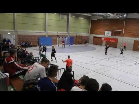 Endspiel SG Klei./​Hun./​Doh. - SG Herleshausen/​Nr./​Ug. Hallencup 2017