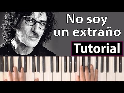 Como tocar "No soy un extraño"(Charly García) - Piano tutorial, partitura y Mp3