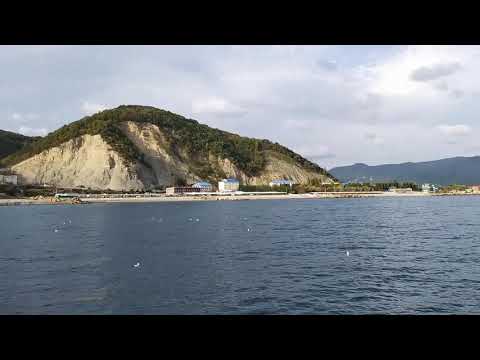 в открытом море