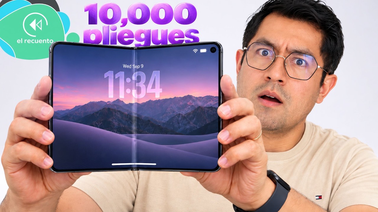 ASÍ SE VE el iPhone Duo luego de 10,000 pliegues | El Recuento