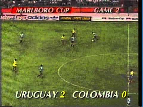 1990 (February 2) Uruguay 2-Colombia 0 (Marlboro Cup).mpg