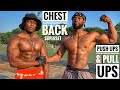Chest and Back workout for Mass | Push up and Pull up workout
