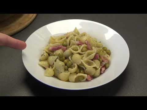 PASTA PISELLI E PANCETTA - Ricette Dal Mondo