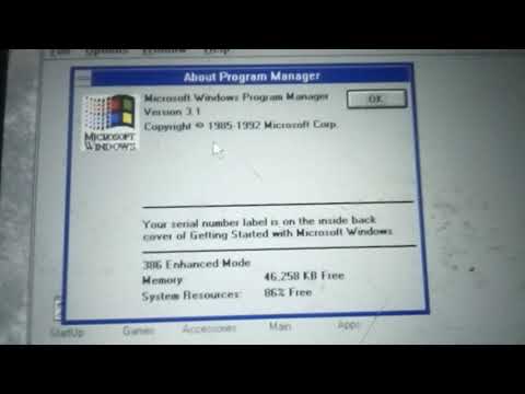 A Tour Of Windows 3.1