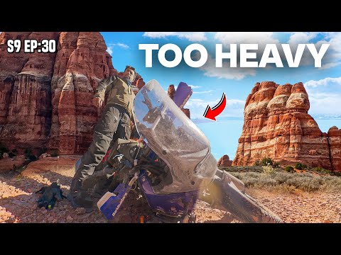 I Couldn’t Lift it 🇺🇸 S9 EP 30 | Canyonlands National Park | Pakistan to Americas Motorcycle