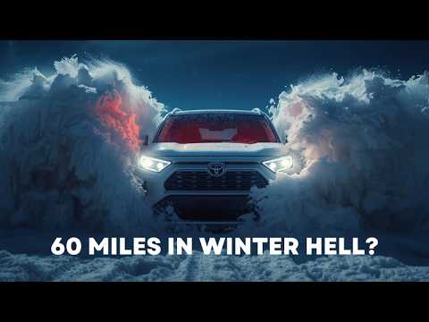RAV4 PHEV 2026: un mostro da 324 CV – autonomia elettrica di 96 km nell'inferno invernale a -15°C...