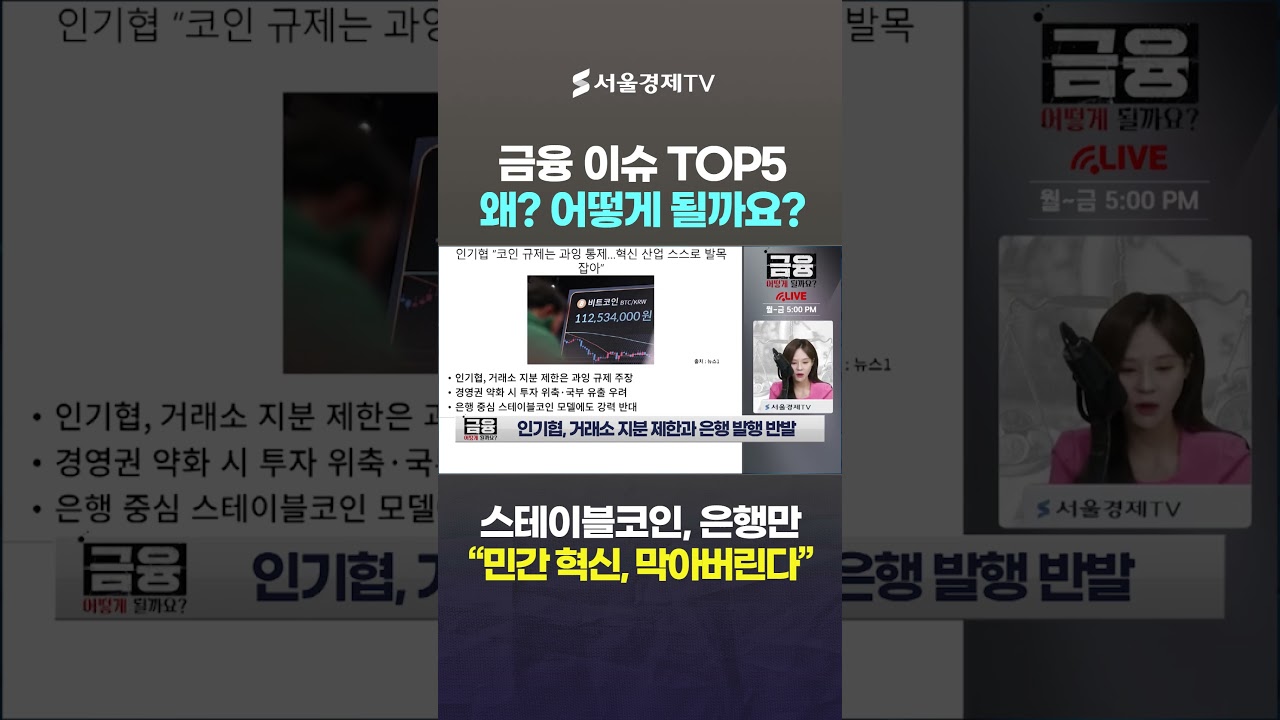 스테이블코인 “은행만 먼저 허용”…인기협 “기득권 보호, 과잉 규제”