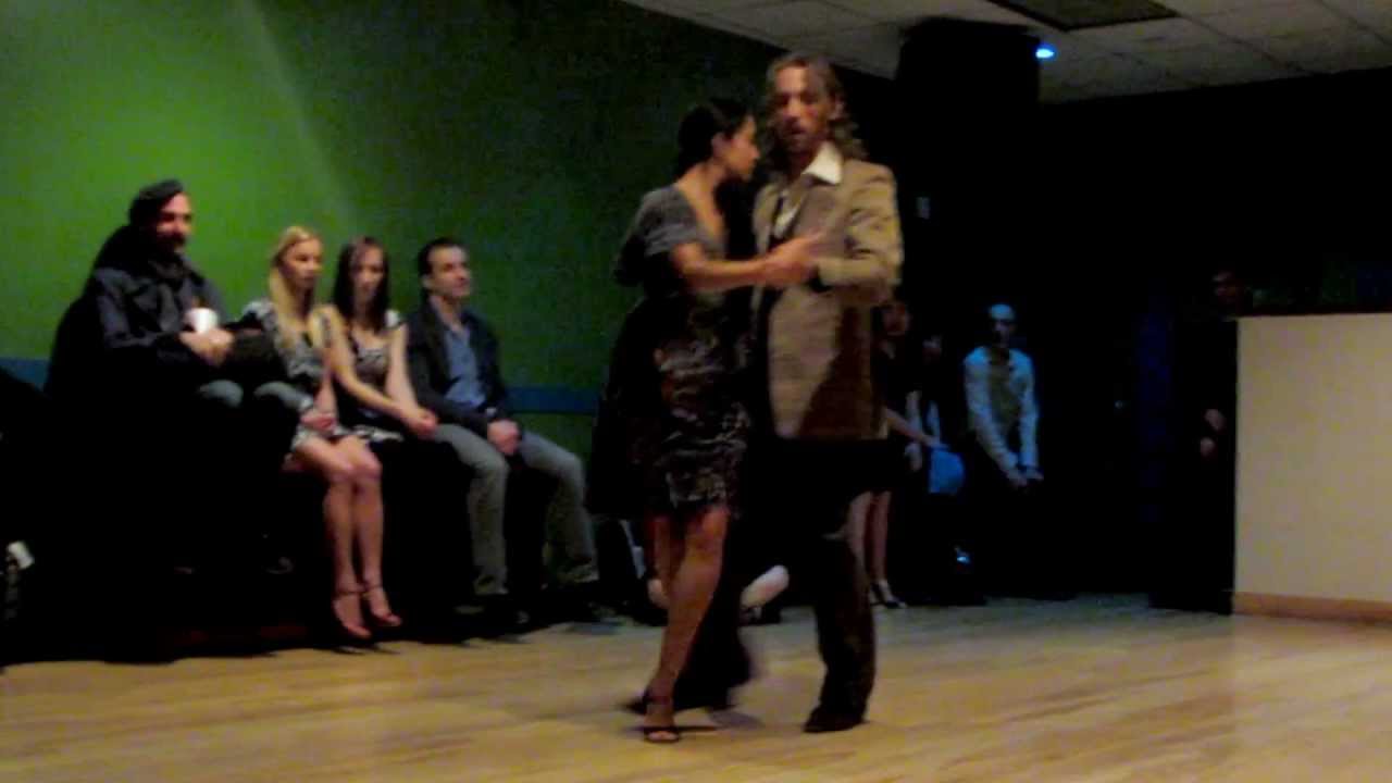 Jaimes Friedgen and Christa Rodriguez perform 2 of 3 at La Milonga Rosa, NYC