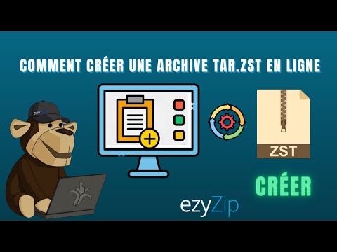 Comment créer des archives TAR.ZST en ligne