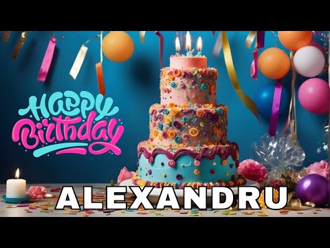 Happy Birthday Alexandru, Birthday Wishes, Birthday Song, WhatsApp Status, Today, hbd