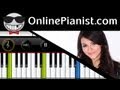 Victoria Justice - You're The Reason - Piano ...