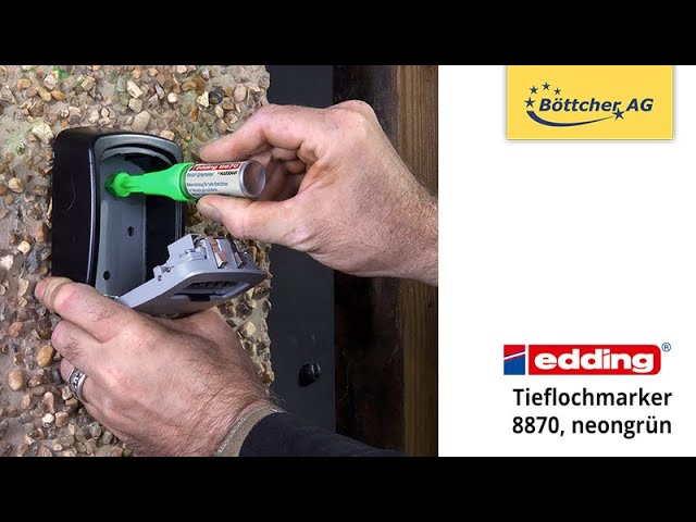 Vídeo relacionado con edding 8870-1 Marcador Spray para Agujeros Profundos de Marxman - Verde Neón