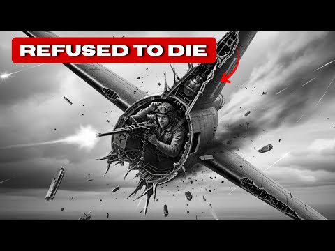 B-17 Sliced in Half at 24,000 Feet — Tail Gunner Kept Shooting Till the End