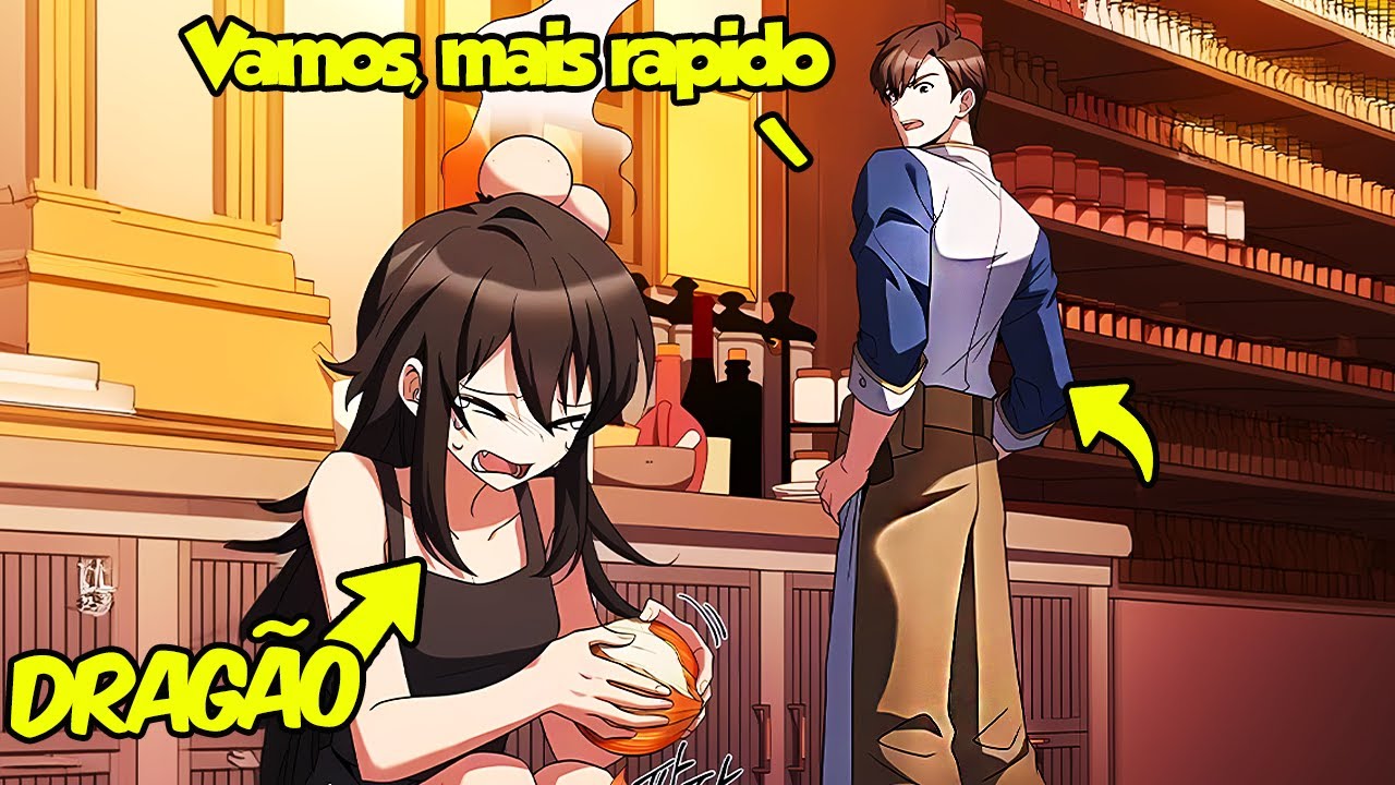 ARQUIMAGO contrata um DRAGÃO para seu RESTAURANTE em OUTRO MUNDO! | Manhwa Recap