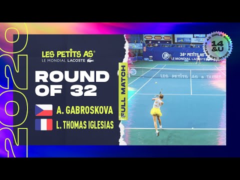 Les Petits As 2020 | Girls Round of 32 | Aleksandra Gabroskova vs. Lena Thomas Iglesias