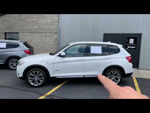 2017 BMW X3 xDrive XLine package at Comodo Motors