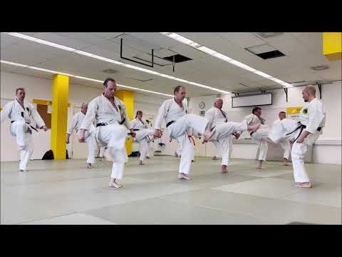 Shorin ryu Seibukan karate Kihon Renshu & kata Kuopio Budo Akatemia