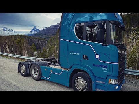 POV Driving Scania S520 V8 - Trucksimulator Norway Junkerdal Rv.77