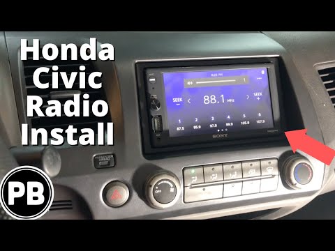 2006 - 2011 Honda Civic Touch Screen Stereo Install