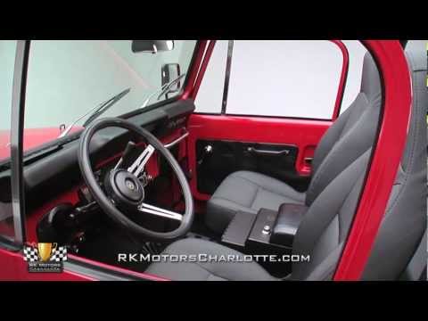 Awesome Red 1980 Jeep CJ7