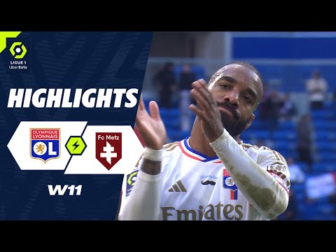 OLYMPIQUE LYONNAIS - FC METZ (1 - 1) - Highlights - (OL - FCM) / 2023-2024