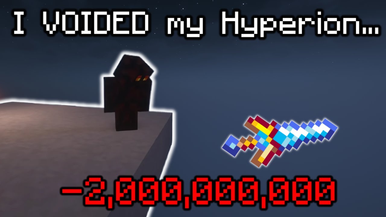 How I accidentally VOIDED my Hyperion... | Hypixel Skyblock Solo