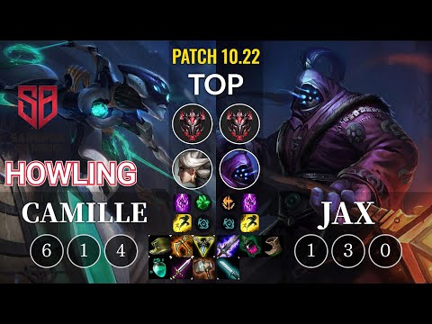 SB Howling Camille vs Jax Top - KR Patch 10.22