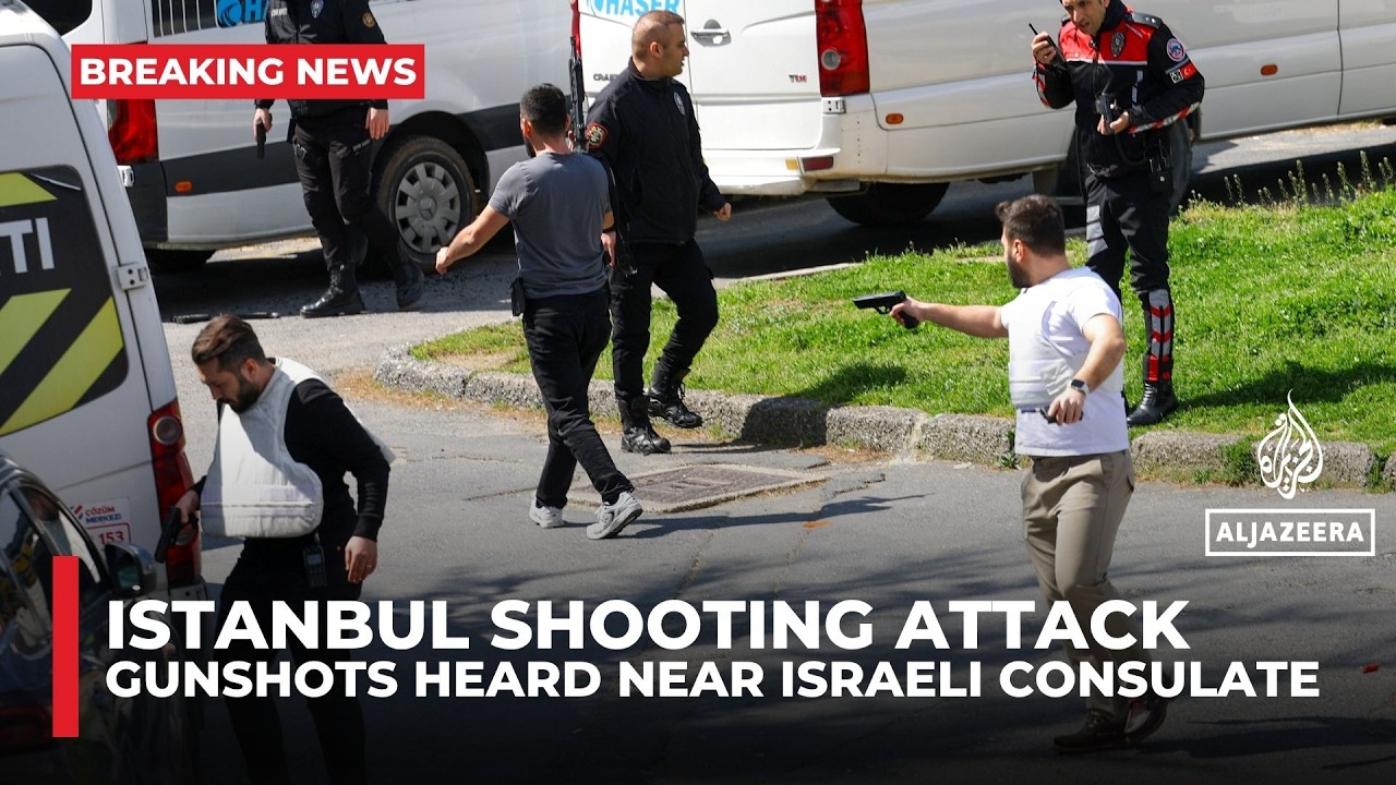 Three killed in shooting near Israeli consulate in Turkiye’s Istanbul