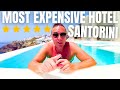 I Stay In A 5 Star Luxury CAVE Hotel In Santorini WOW